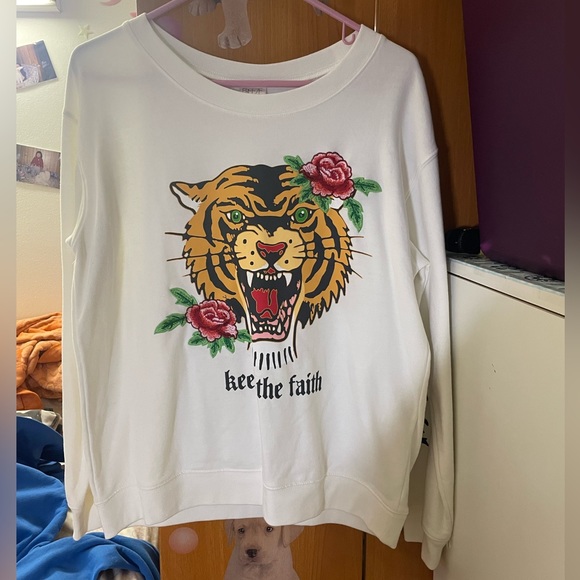 Tiger “Keep the Faith” Sweatshirt - Picture 1 of 3